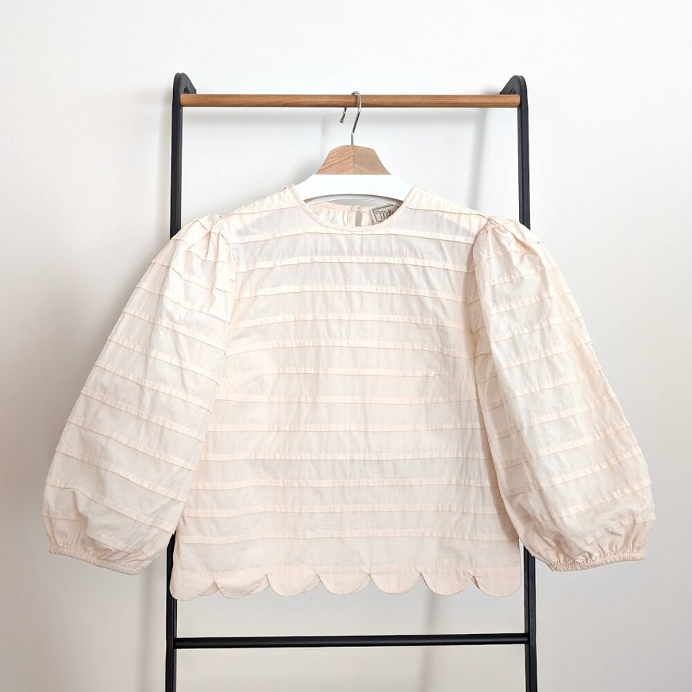 MILLE Ballon Sleeved Top Size XS